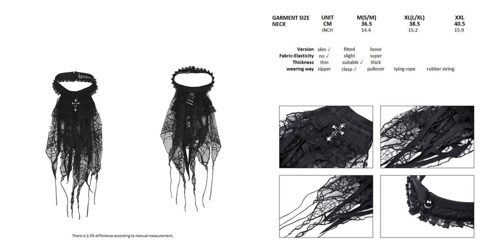 Shredded Cobweb Cravat