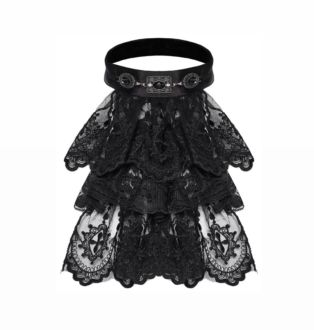 Triple Gem Lace Cravat