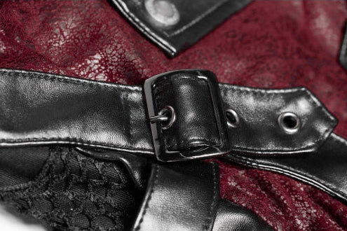 Ladies Crimson Dystopian Jacket