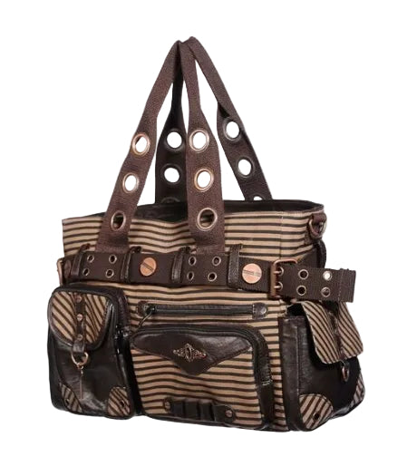 Striped Steampunk Bag