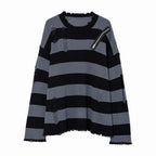 Zip Striped Jumper