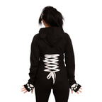 Panda Raw Laced Back Zip Hoody