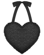 Heart Shaped Crucifix Shoulder Bag