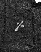 Heart Shaped Crucifix Shoulder Bag