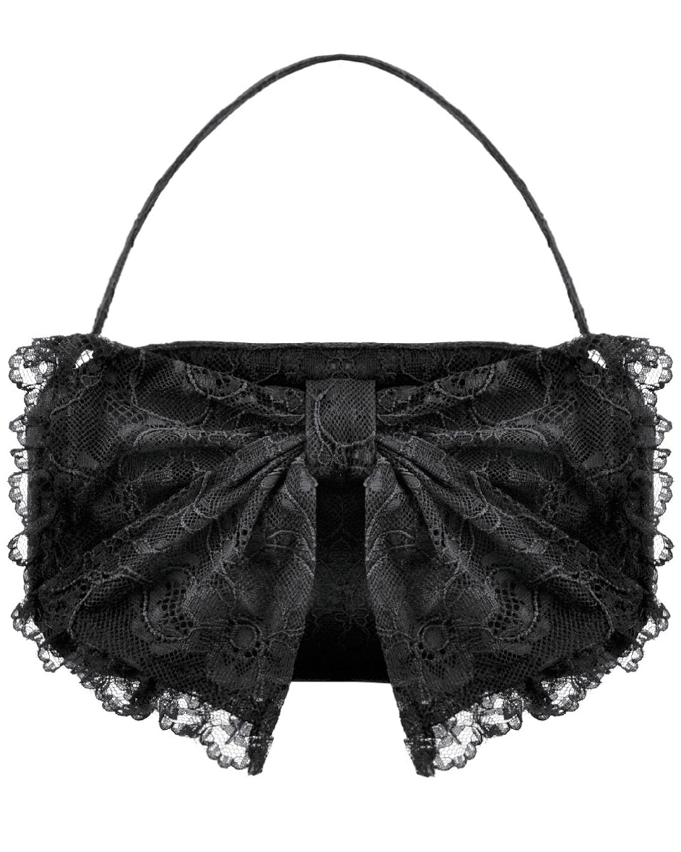 Lace Bow Mini Shoulder Bag