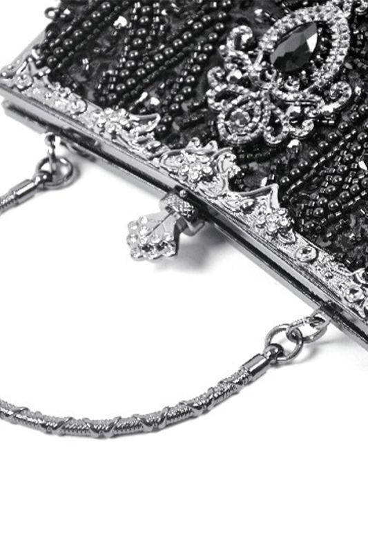 Jewel Beaded Evening Clutch Bag