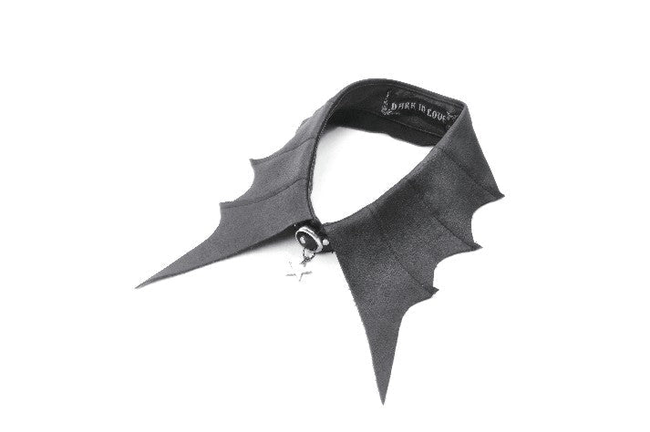 Batwing Star Charm Choker Collar