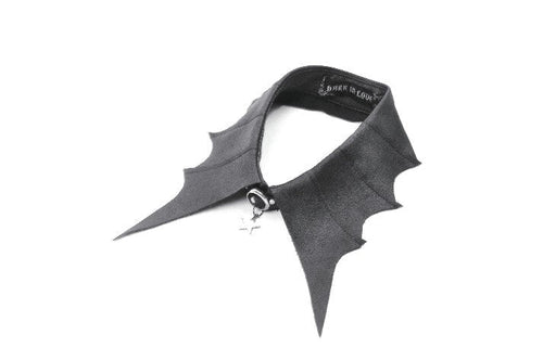 Batwing Star Charm Choker Collar