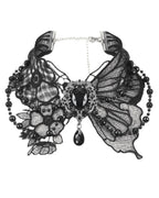 Butterfly Lace Choker Necklace