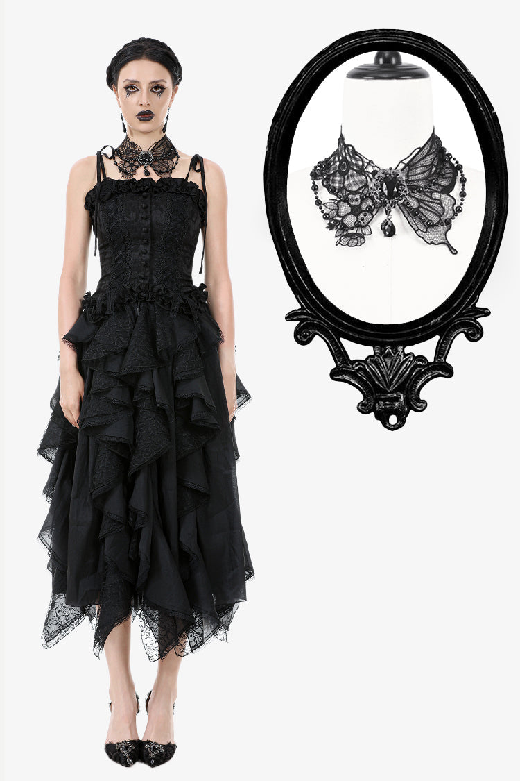 Butterfly Lace Choker Necklace