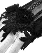 Lace Rose Gloves