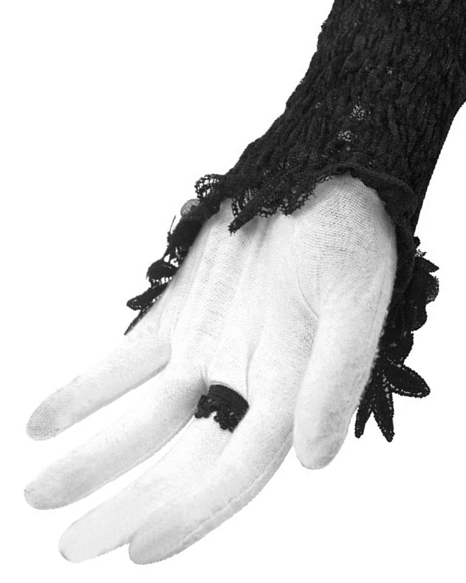 Lace Rose Gloves