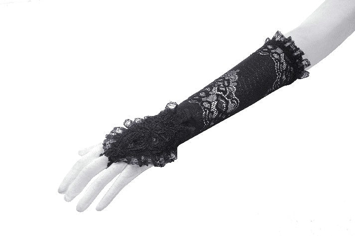 Romantic Lace Ruffle Gloves