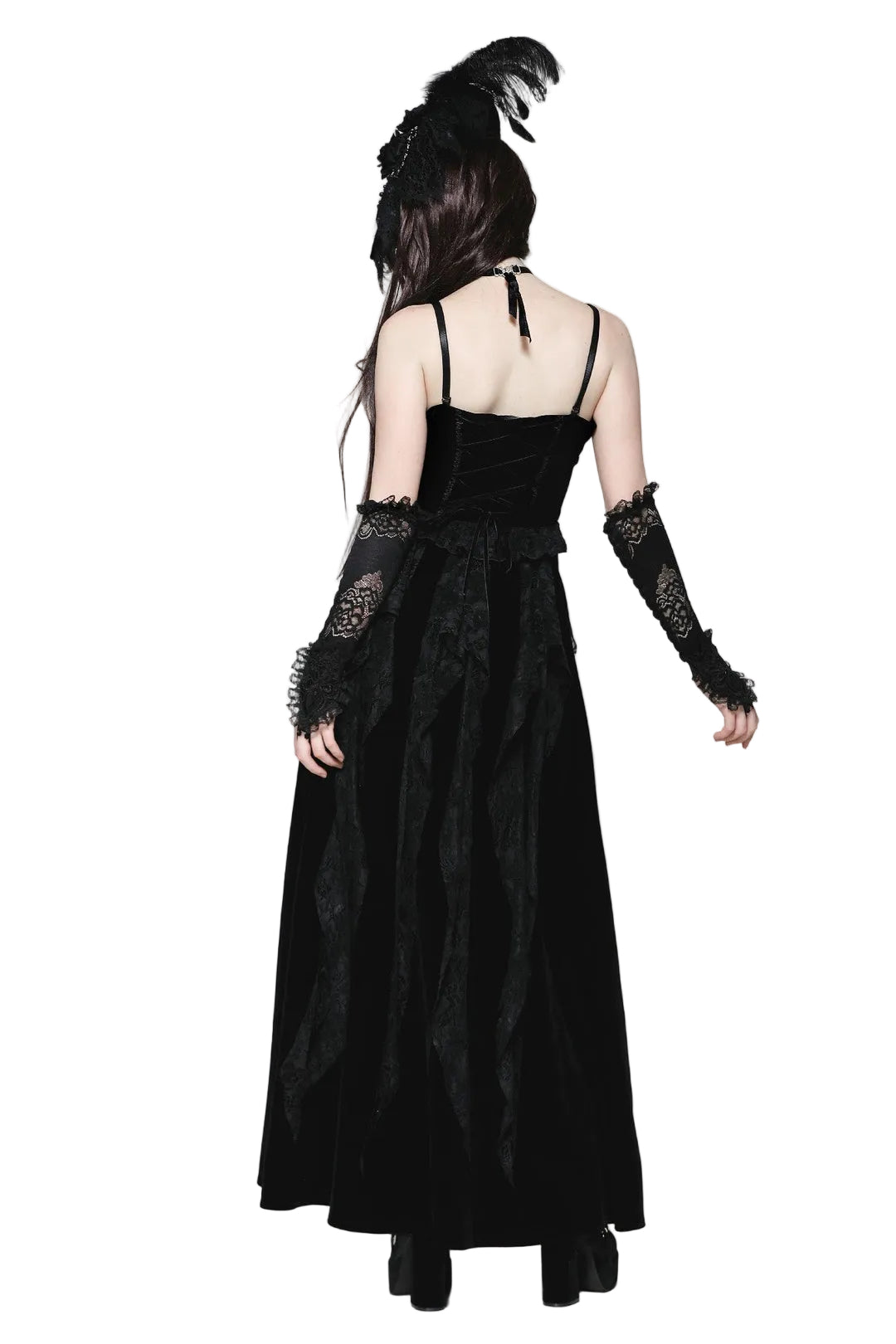 Romantic Lace Ruffle Gloves