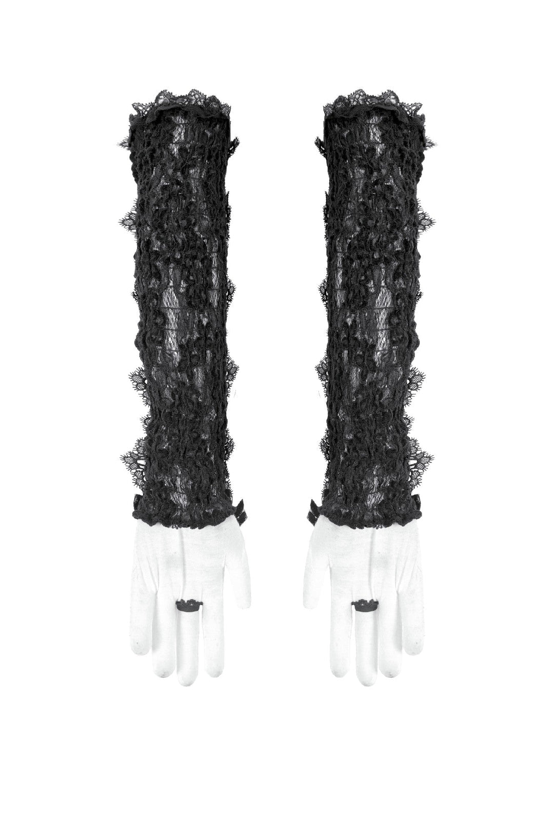 Lace Up Ribbon Gloves