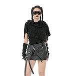 Apocalyptic Shredded Hood Capelet
