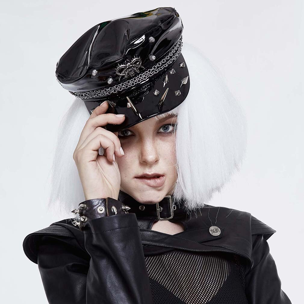 Military Spike Punk Cap Hat