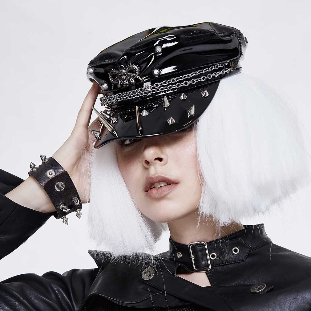 Military Spike Punk Cap Hat