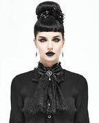 Lace Bow Jewel Cravat
