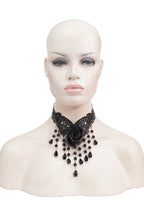 Rose Raindrops Choker Necklace