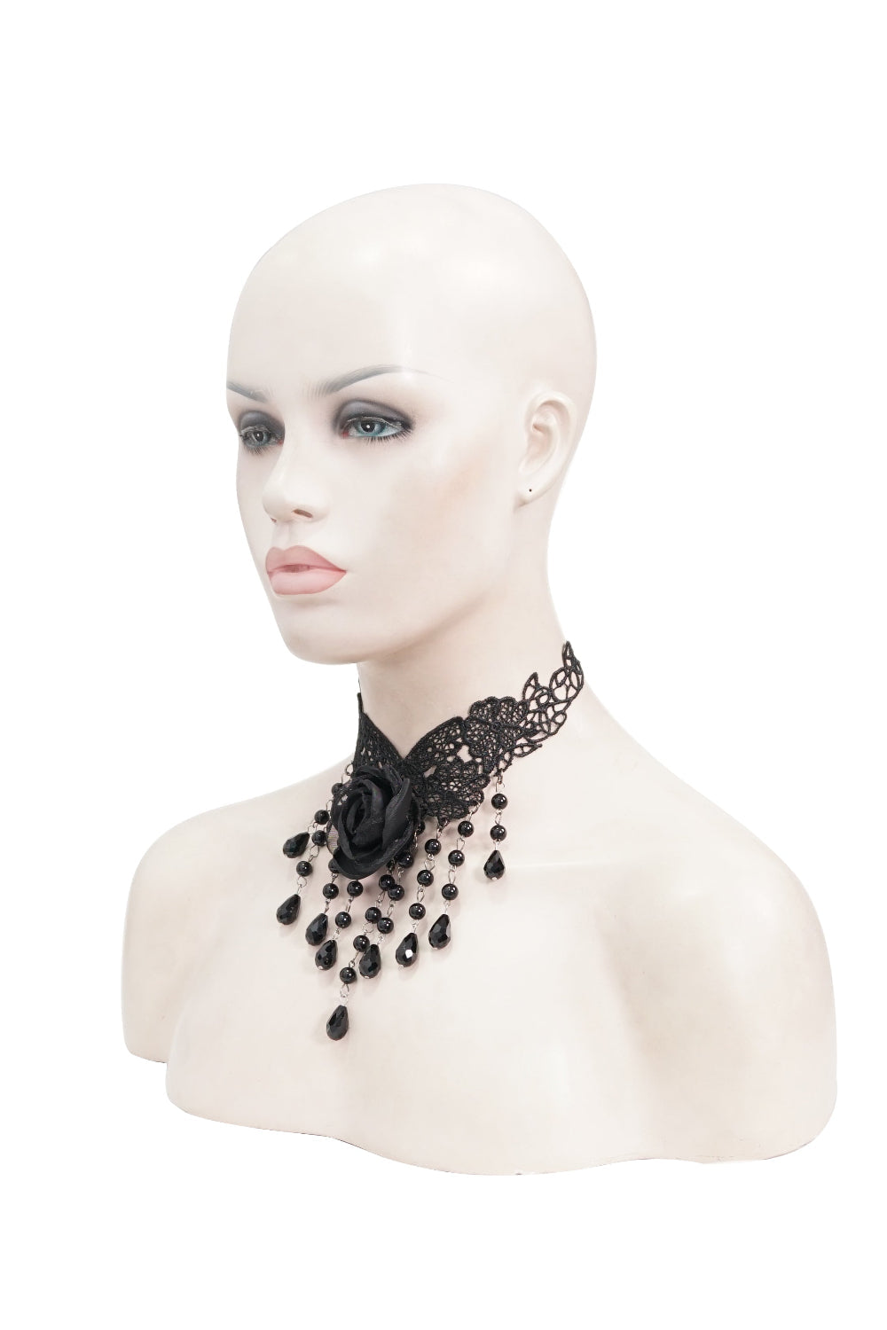 Rose Raindrops Choker Necklace