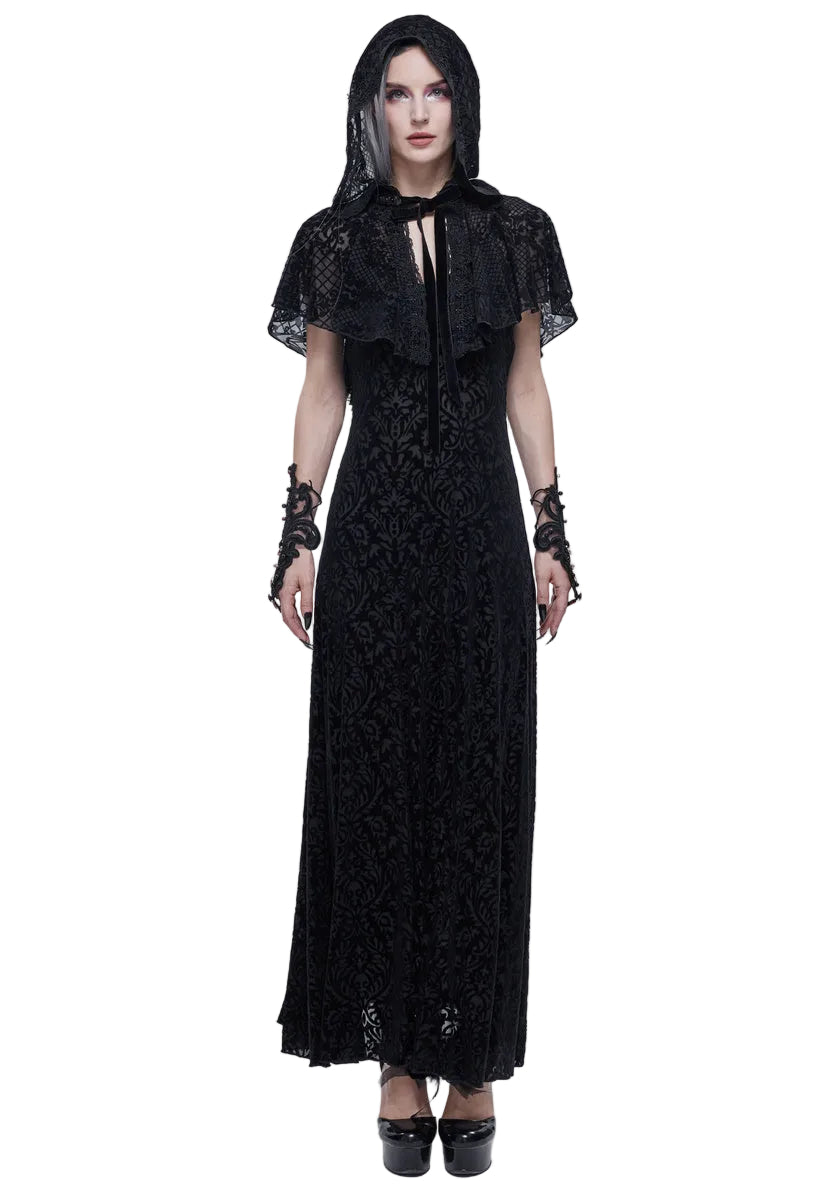 Flower Net Bolero Cape
