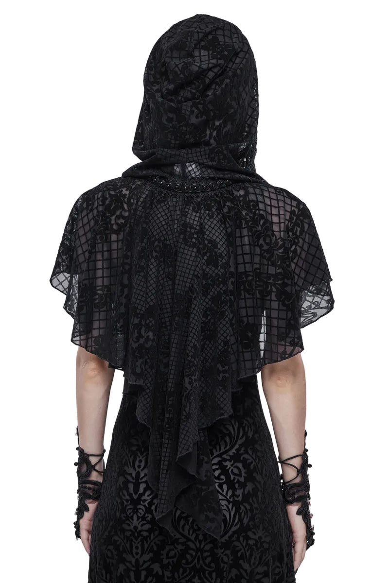 Flower Net Bolero Cape
