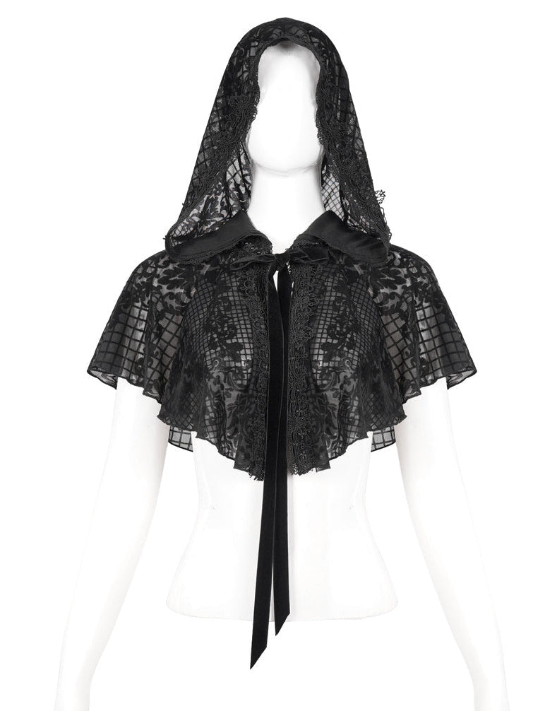 Flower Net Bolero Cape
