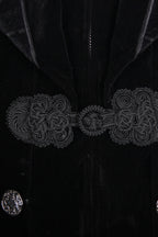 Black Gothic Velvet Tailcoat