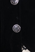 Black Gothic Velvet Tailcoat