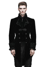 Black Gothic Velvet Tailcoat