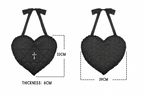 Heart Shaped Crucifix Shoulder Bag
