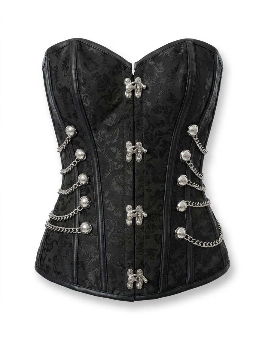 Vintage Chained Steam Siren Corset