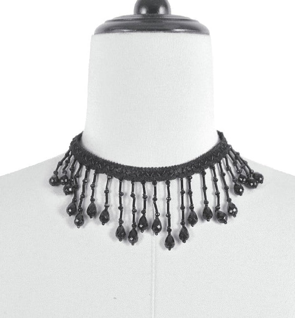 Vintage Teardrop Bead Choker