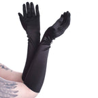 Elegana Satin Arm Gloves