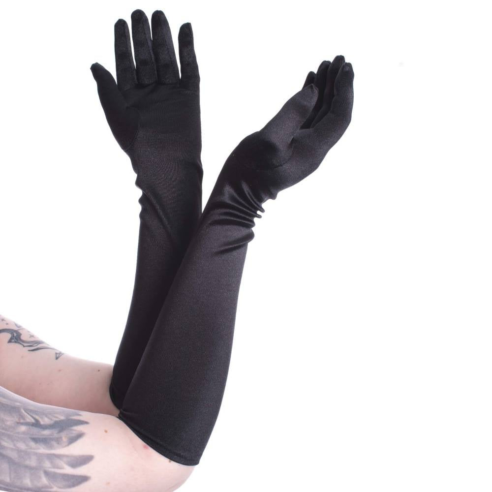 Elegana Satin Arm Gloves
