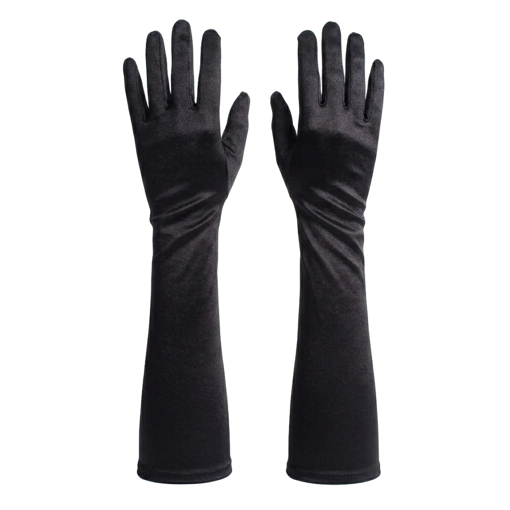 Elegana Satin Arm Gloves