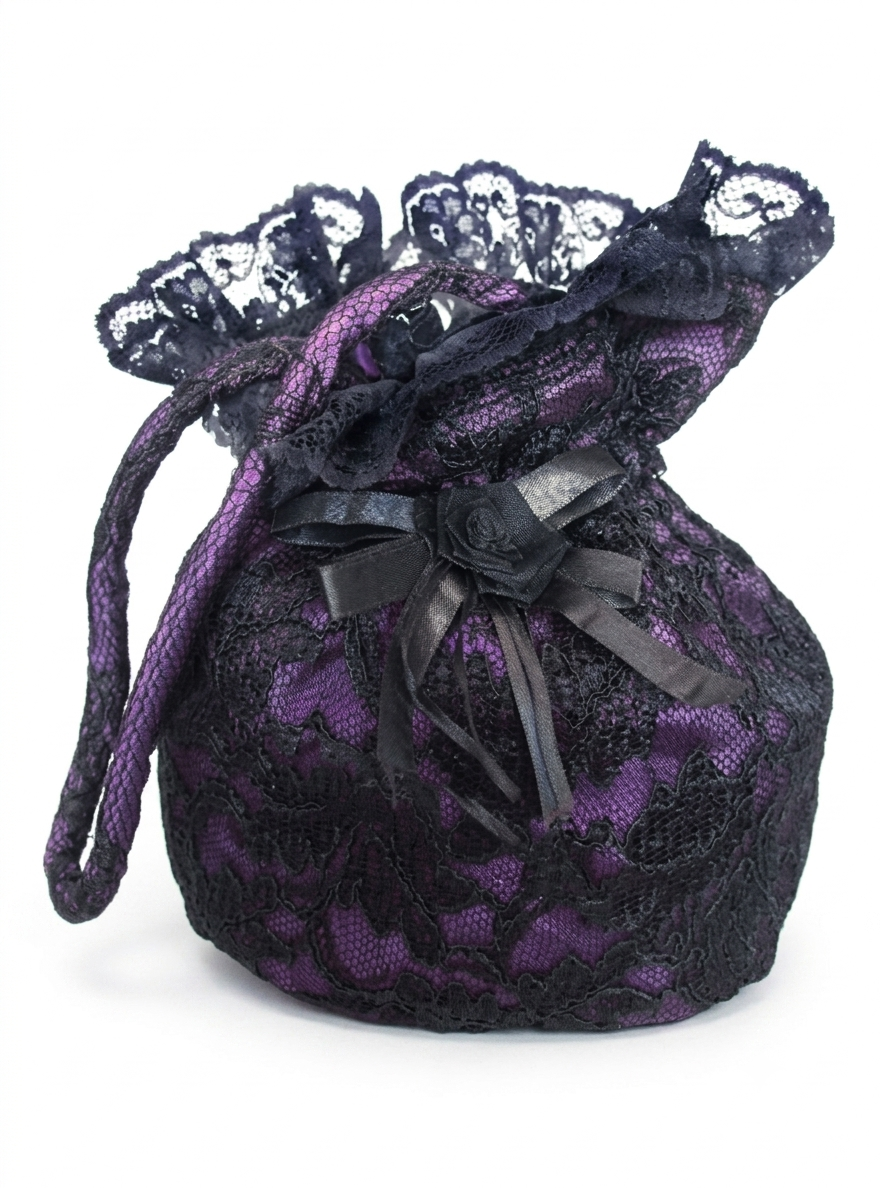Purple Dolly Lace Bag
