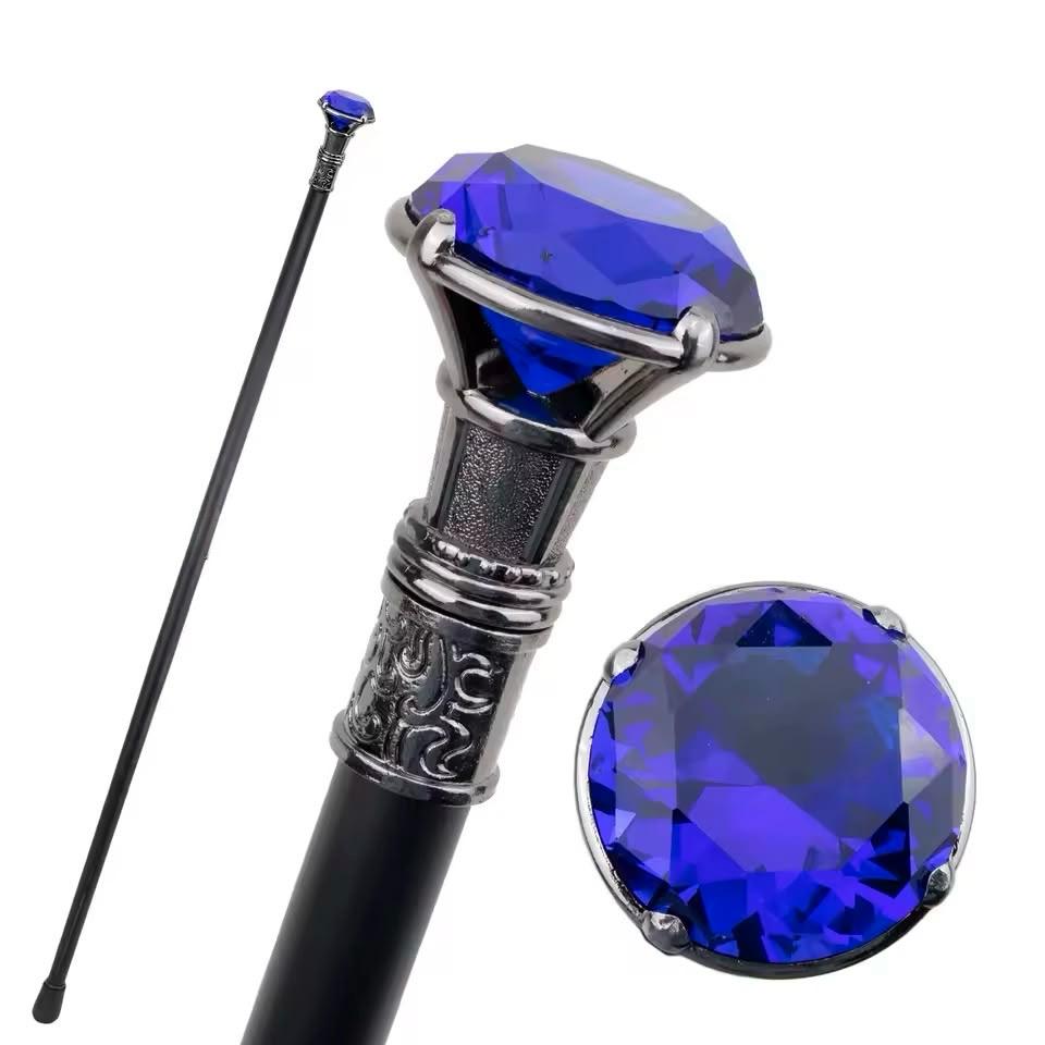 Royal Blue Diamond Jewel Cane